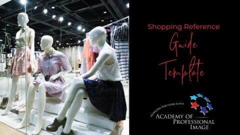 Shopping Reference Guide Template
