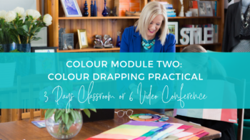 online personal colour analysis draping training