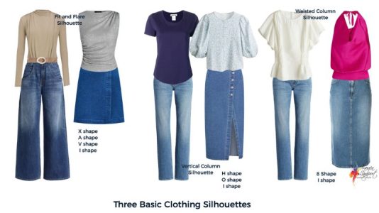 three-basic-clothing-silhouettes